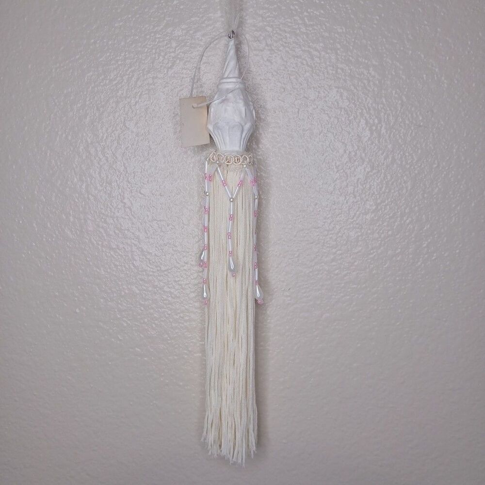 Vintage Victorian Style Beaded Tassel Ornament NWT